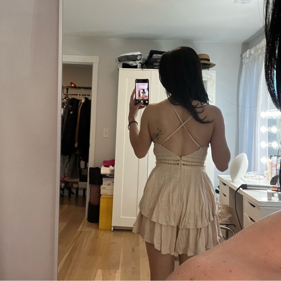 Hello Molly nude taupe romper - Picture 2 of 2